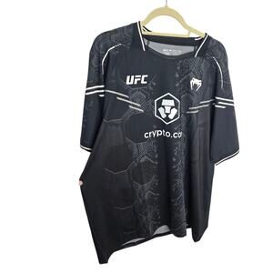 UFC Black Fight Night Adrenaline Dry Tech Shirt 2XL Streetwear Athleisure